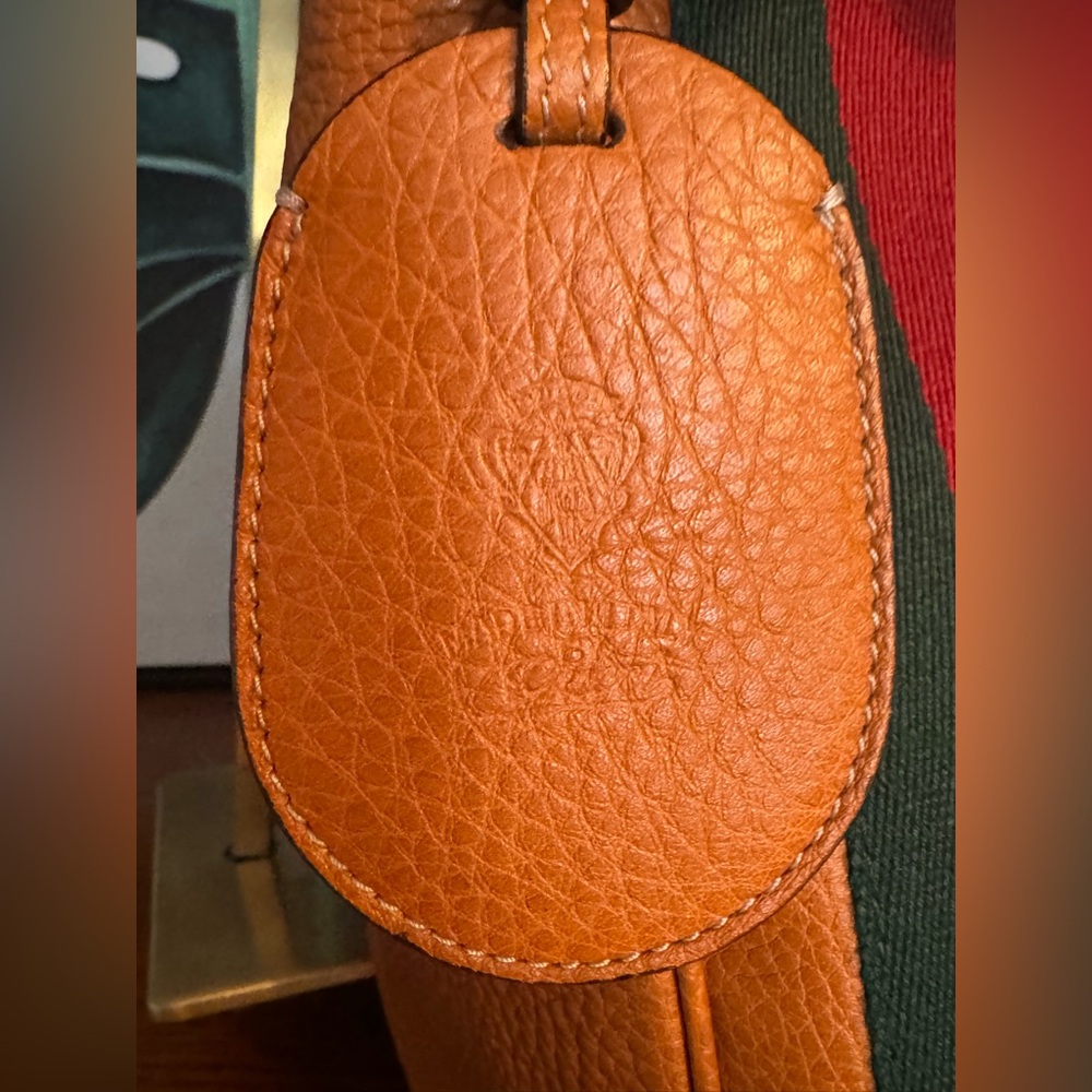 Gucci Heritage Grained Leather Sherry Line Shoulder Bag COA - Picture 5 of 13